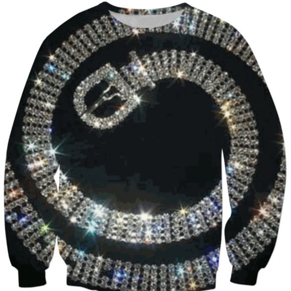 Graphic Jewel Crewneckline Sweater - Picture 3 of 4